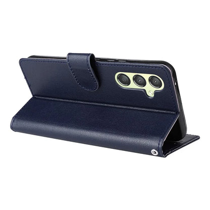 For Samsung Galaxy A24 4G (162.1 x 77.6 x 8.3mm) Case PU Leather Folio Stand View Phone Cover