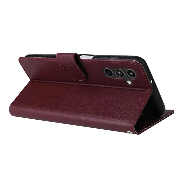 For Samsung Galaxy A15 4G Case PU Leather Stand Phone Protector with 3 Card Slots