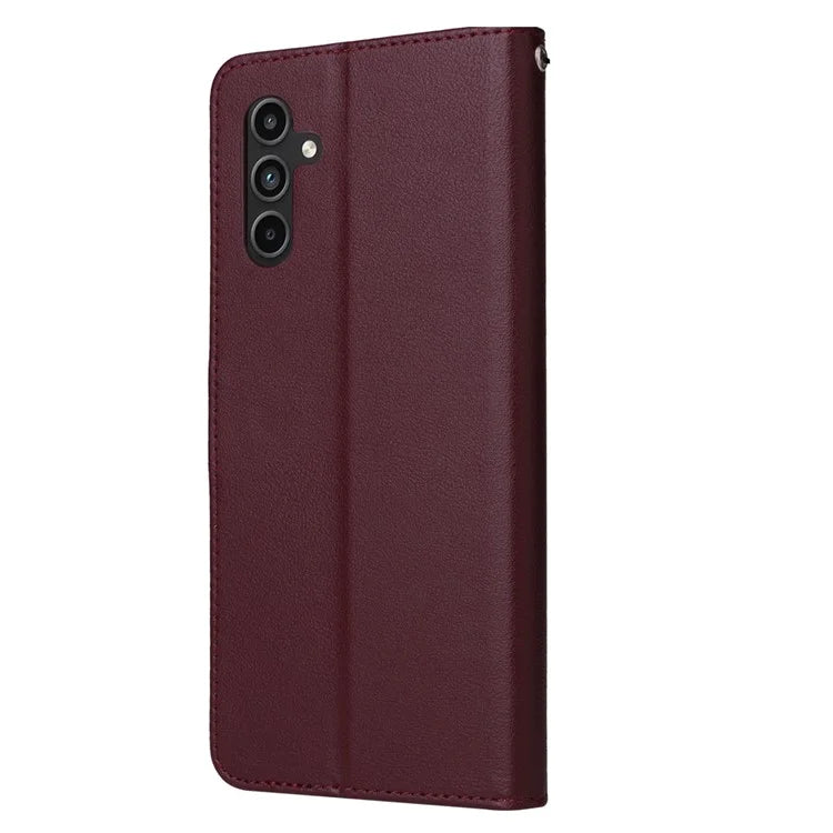 For Samsung Galaxy A15 4G Case PU Leather Stand Phone Protector with 3 Card Slots