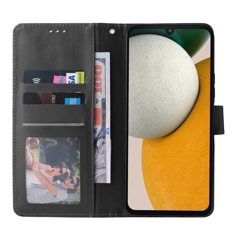 For Samsung Galaxy A15 4G Case PU Leather Stand Phone Protector with 3 Card Slots