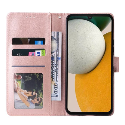 For Samsung Galaxy A15 4G Case PU Leather Stand Phone Protector with 3 Card Slots