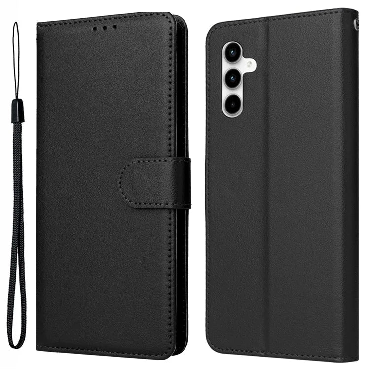For Samsung Galaxy A35 5G Wallet Case Anti-Scratch PU Leather Flip Phone Cover