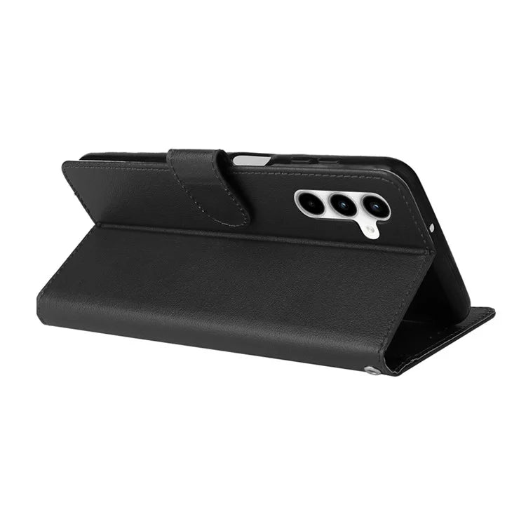 For Samsung Galaxy A35 5G Wallet Case Anti-Scratch PU Leather Flip Phone Cover
