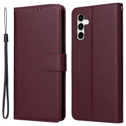 For Samsung Galaxy A35 5G Wallet Case Anti-Scratch PU Leather Flip Phone Cover