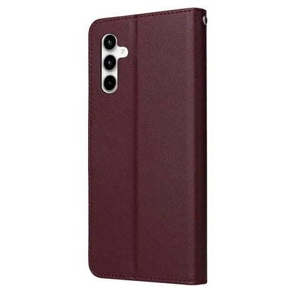 For Samsung Galaxy A35 5G Wallet Case Anti-Scratch PU Leather Flip Phone Cover