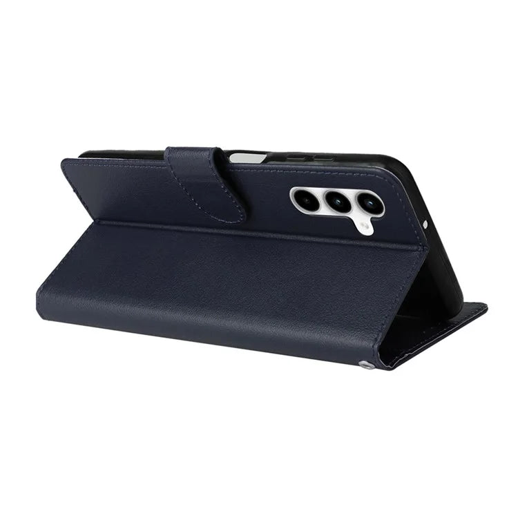 For Samsung Galaxy A35 5G Wallet Case Anti-Scratch PU Leather Flip Phone Cover