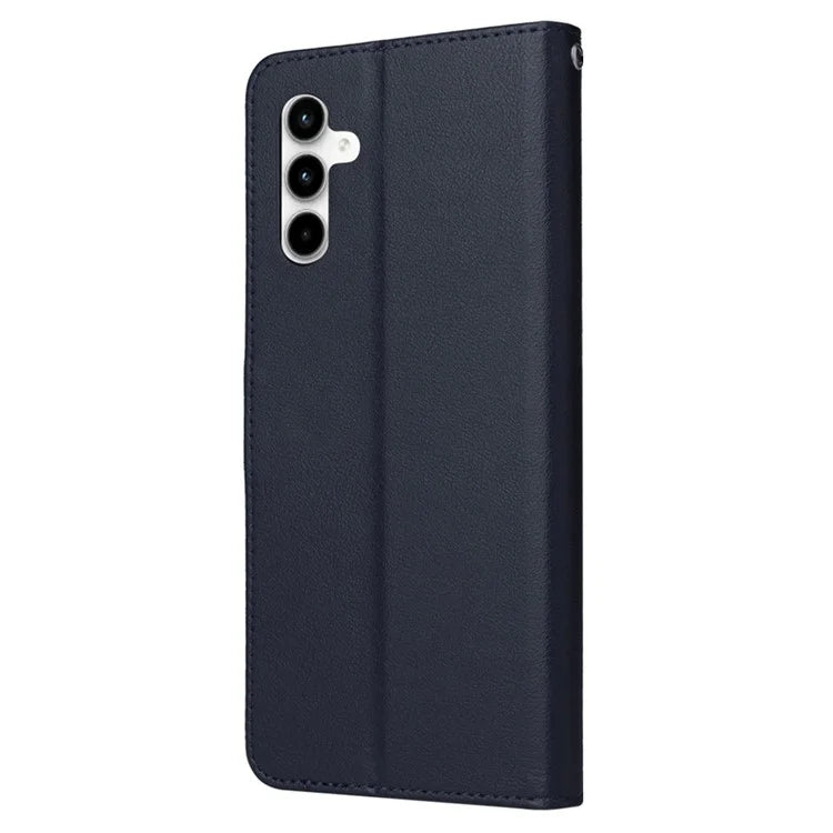 For Samsung Galaxy A35 5G Wallet Case Anti-Scratch PU Leather Flip Phone Cover