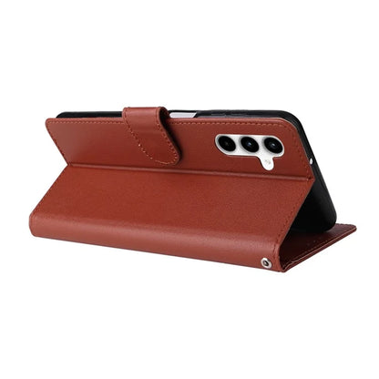For Samsung Galaxy A35 5G Wallet Case Anti-Scratch PU Leather Flip Phone Cover