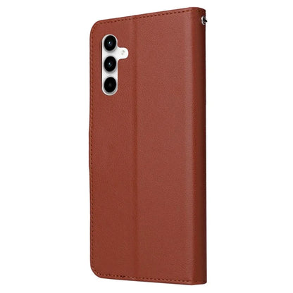 For Samsung Galaxy A35 5G Wallet Case Anti-Scratch PU Leather Flip Phone Cover
