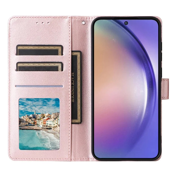 For Samsung Galaxy A55 5G Case PU Leather Wallet Cover Mobile Accessories Wholesale