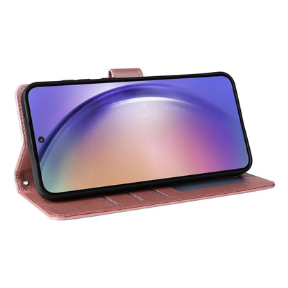For Samsung Galaxy A55 5G Case PU Leather Wallet Cover Mobile Accessories Wholesale