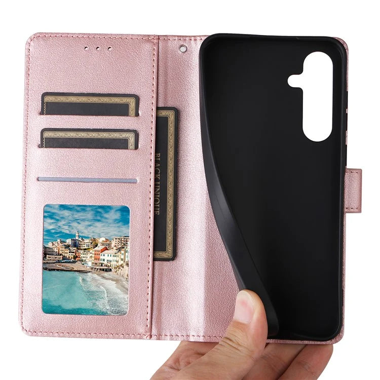 For Samsung Galaxy A55 5G Case PU Leather Wallet Cover Mobile Accessories Wholesale