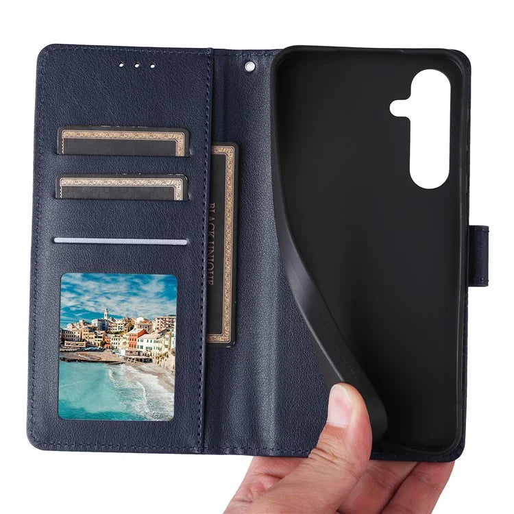 For Samsung Galaxy A55 5G Case PU Leather Wallet Cover Mobile Accessories Wholesale