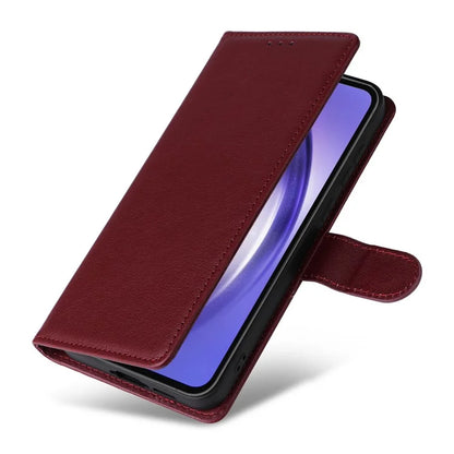 For Samsung Galaxy A55 5G Case PU Leather Wallet Cover Mobile Accessories Wholesale