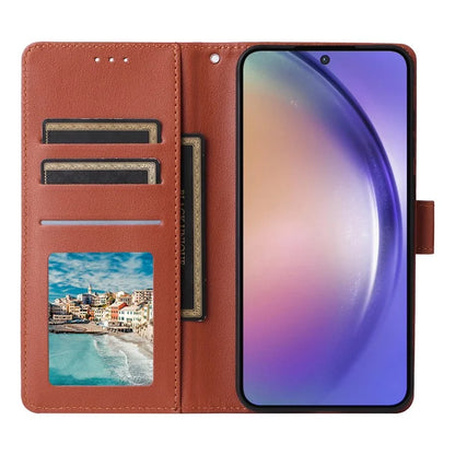 For Samsung Galaxy A55 5G Case PU Leather Wallet Cover Mobile Accessories Wholesale