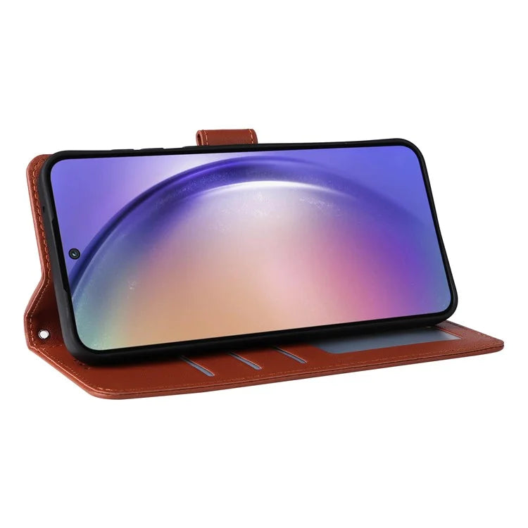 For Samsung Galaxy A55 5G Case PU Leather Wallet Cover Mobile Accessories Wholesale