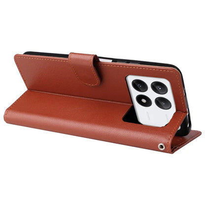 For Xiaomi Redmi K70E 5G / Poco X6 Pro 5G Case Wallet Stand PU Leather Phone Cover