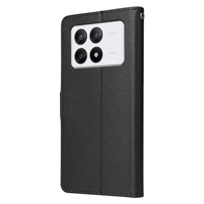 For Xiaomi Redmi K70E 5G / Poco X6 Pro 5G Case Wallet Stand PU Leather Phone Cover