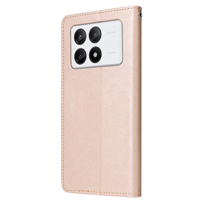 For Xiaomi Redmi K70E 5G / Poco X6 Pro 5G Case Wallet Stand PU Leather Phone Cover