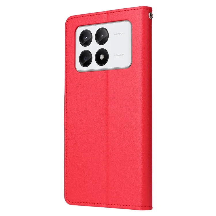 For Xiaomi Redmi K70E 5G / Poco X6 Pro 5G Case Wallet Stand PU Leather Phone Cover