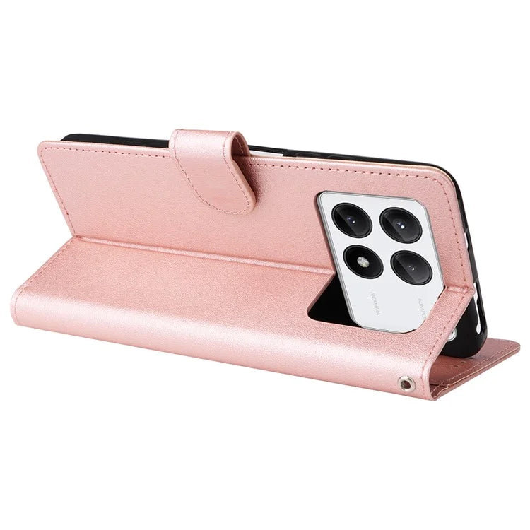 For Xiaomi Redmi K70E 5G / Poco X6 Pro 5G Case Wallet Stand PU Leather Phone Cover