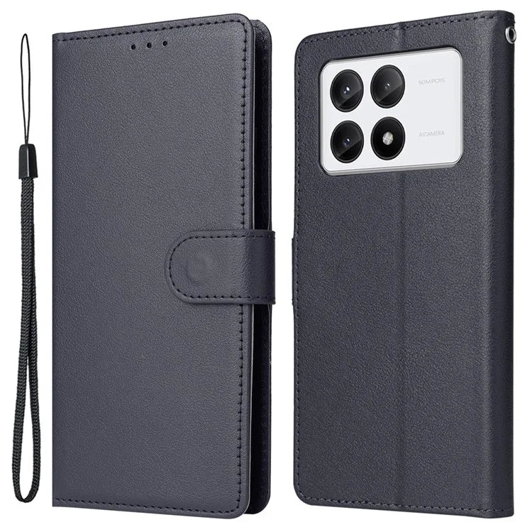 For Xiaomi Redmi K70E 5G / Poco X6 Pro 5G Case Wallet Stand PU Leather Phone Cover