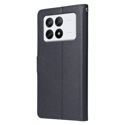 For Xiaomi Redmi K70E 5G / Poco X6 Pro 5G Case Wallet Stand PU Leather Phone Cover