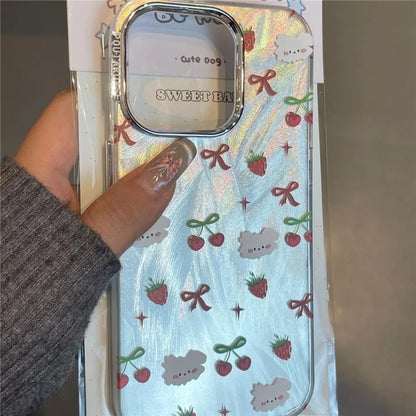 For iPhone 14 Pro Max Case PC+TPU Cell Phone Protective Cover  Cartoon Pattern Design