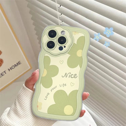 For iPhone 15 Pro Cover Precise Lens Cutouts Cartoon Pattern TPU Protective Phone Case