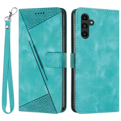 For Samsung Galaxy M15 5G / F15 5G Wholesale Phone Case Triangle Imprinted PU Leather Wallet Cover