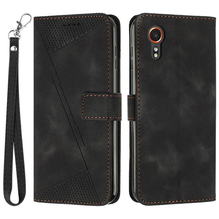 For Samsung Galaxy Xcover7 Wholesale Phone Case Slim-Fit PU Leather Stand Wallet Cell Phone Cover