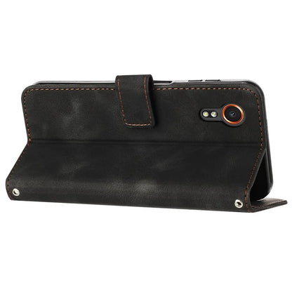 For Samsung Galaxy Xcover7 Wholesale Phone Case Slim-Fit PU Leather Stand Wallet Cell Phone Cover