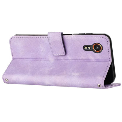 For Samsung Galaxy Xcover7 Wholesale Phone Case Slim-Fit PU Leather Stand Wallet Cell Phone Cover