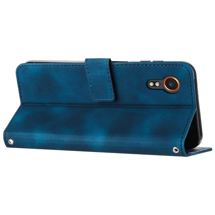For Samsung Galaxy Xcover7 Wholesale Phone Case Slim-Fit PU Leather Stand Wallet Cell Phone Cover