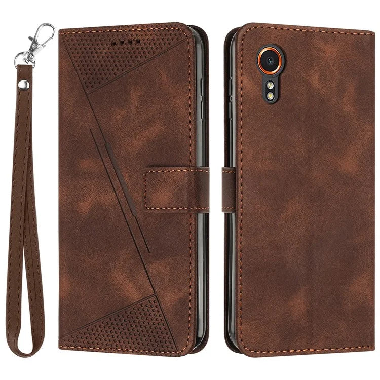 For Samsung Galaxy Xcover7 Wholesale Phone Case Slim-Fit PU Leather Stand Wallet Cell Phone Cover