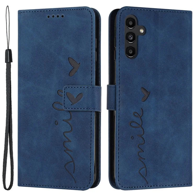 For Samsung Galaxy M15 5G / F15 5G PU Leather Phone Case Magnetic Phone Cover with Imprinted Design