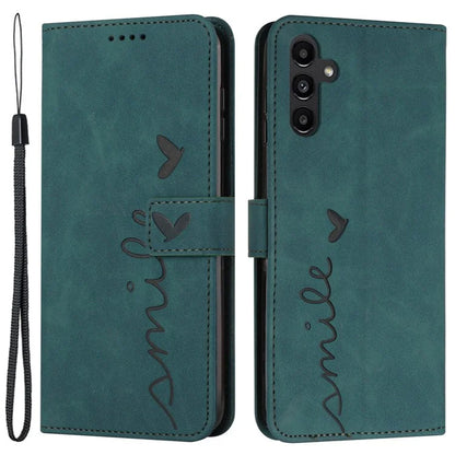 For Samsung Galaxy M15 5G / F15 5G PU Leather Phone Case Magnetic Phone Cover with Imprinted Design