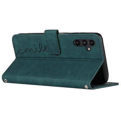 For Samsung Galaxy M15 5G / F15 5G PU Leather Phone Case Magnetic Phone Cover with Imprinted Design