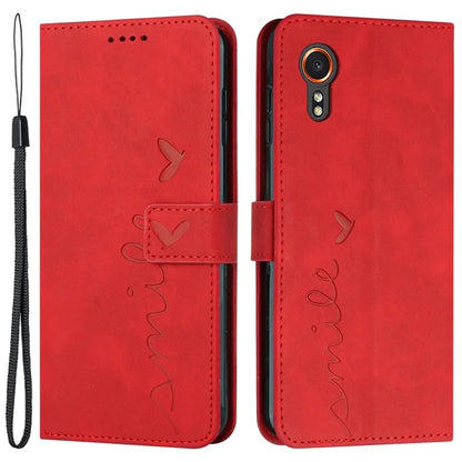 For Samsung Galaxy Xcover7 Cell Phone Case Imprinted PU Leather Magnetic Phone Stand Cover