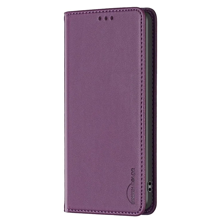 BINFEN COLOR BF18 For Motorola Edge 50 Pro 5G Magnetic Phone Case Leather Folio Stand Cover