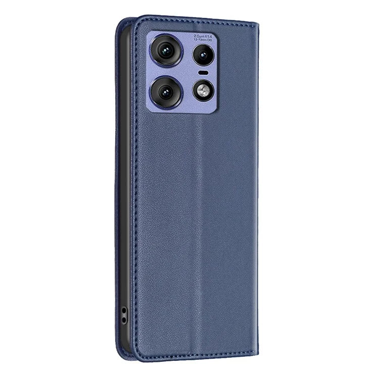 BINFEN COLOR BF18 For Motorola Edge 50 Pro 5G Magnetic Phone Case Leather Folio Stand Cover