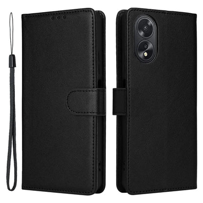 For Oppo A38 4G Wallet Phone Case Anti-Drop PU Leather Folio Flip Cover