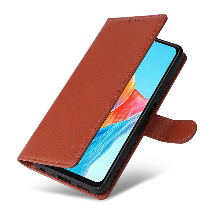 For Oppo A38 4G Wallet Phone Case Anti-Drop PU Leather Folio Flip Cover