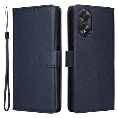 For Oppo A38 4G Wallet Phone Case Anti-Drop PU Leather Folio Flip Cover