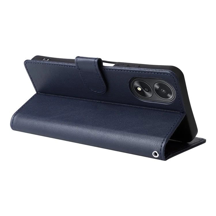 For Oppo A38 4G Wallet Phone Case Anti-Drop PU Leather Folio Flip Cover