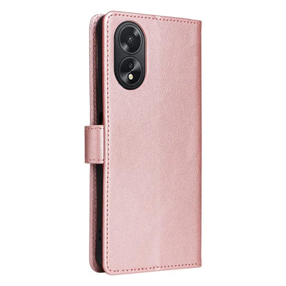 For Oppo A38 4G Wallet Phone Case Anti-Drop PU Leather Folio Flip Cover