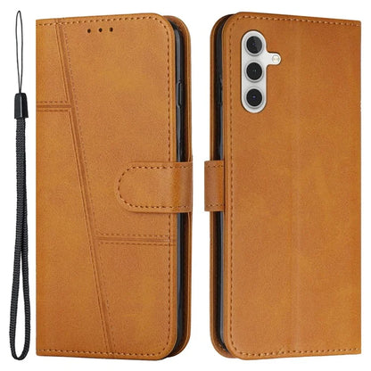 For Samsung Galaxy M15 5G / F15 5G Anti-Scratch PU Leather Phone Case Stand Cell Phone Cover