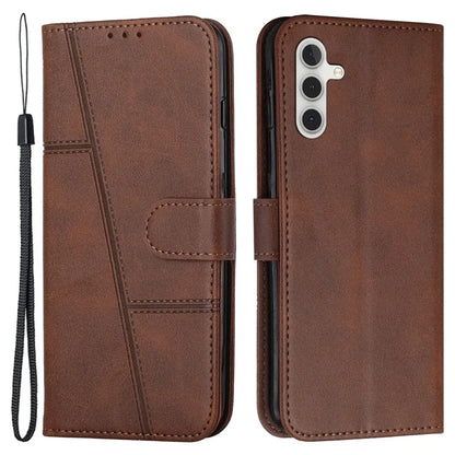 For Samsung Galaxy M15 5G / F15 5G Anti-Scratch PU Leather Phone Case Stand Cell Phone Cover