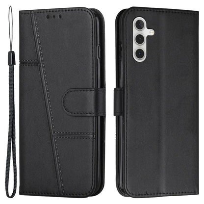 For Samsung Galaxy M15 5G / F15 5G Anti-Scratch PU Leather Phone Case Stand Cell Phone Cover