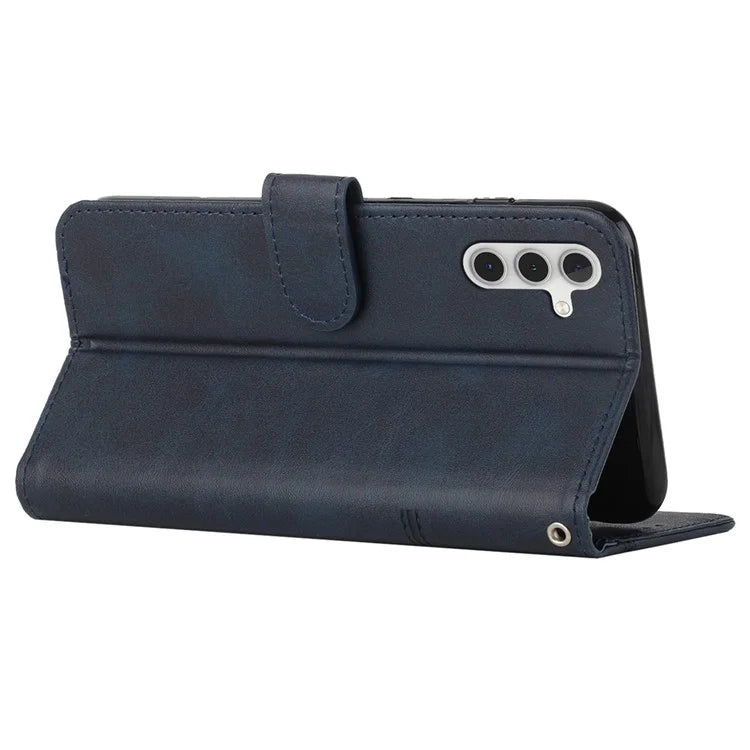 For Samsung Galaxy M15 5G / F15 5G Anti-Scratch PU Leather Phone Case Stand Cell Phone Cover